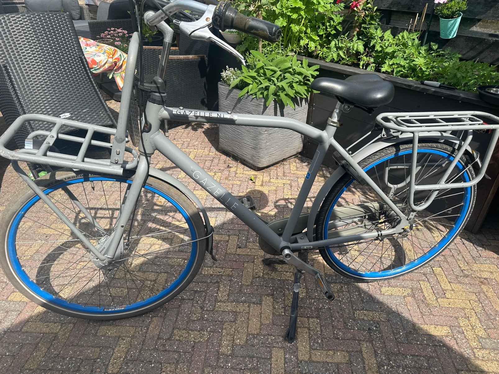 Gebruikte gazelle transport fiets, Gebruikt, Versnellingen, Trommelrem, Ophalen