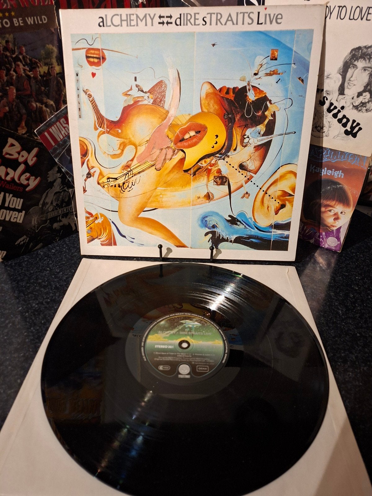 Dire Straits - Alchemy Live dubbel LP  1984, Overige formaten, Ophalen of Verzenden, Zo goed als nieuw, Beschermende buitenhoes
