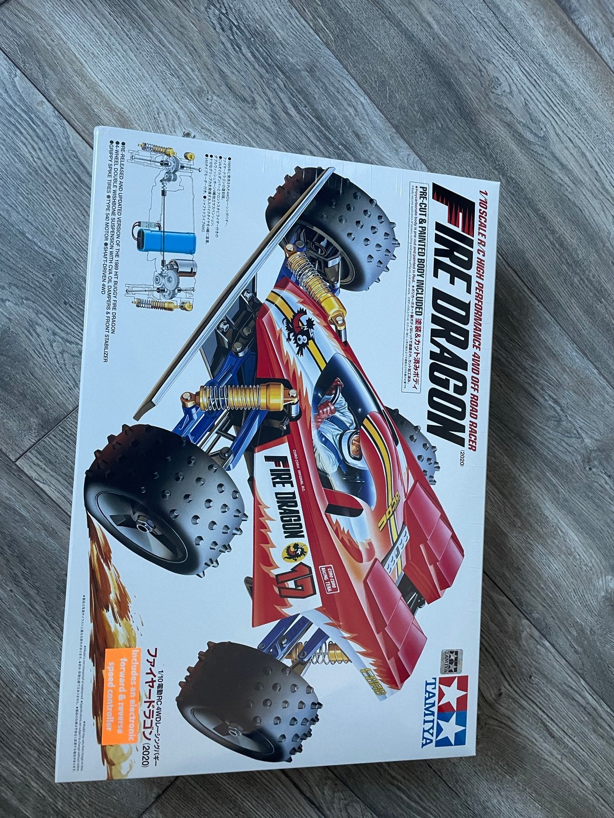 Tamiya Fire Dragon 2020 1:10 RC Off-Road Racer Nieuw, Auto offroad, Nieuw, Schaal 1:10, Ophalen