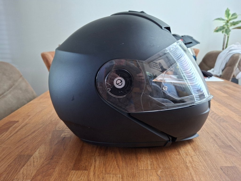 Motorhelm Schuberth C3 pro met SRC systeem maat 56/57, Motoren, Kleding | Motorhelmen, Dames, Heren, Systeemhelm, M, Overige merken