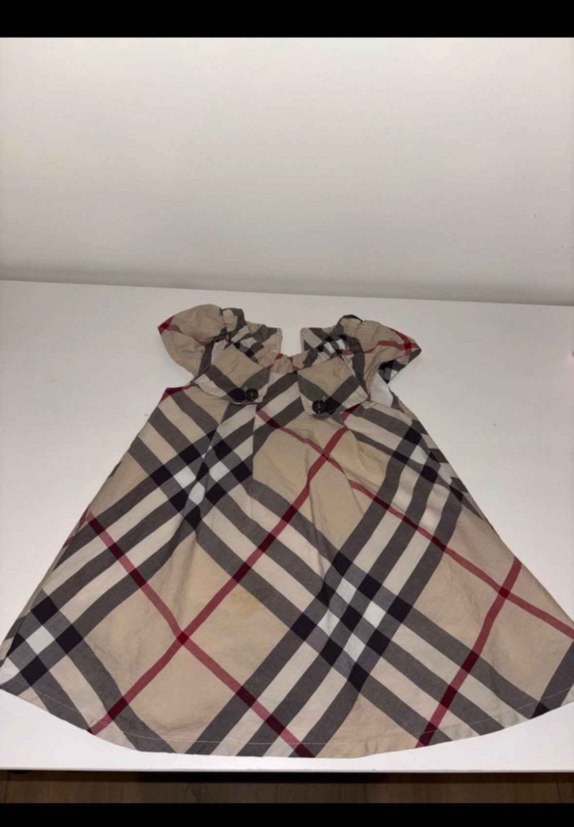 Burberry 12-18 maanden jurk maat 80, Ophalen of Verzenden, Zo goed als nieuw, Meisje, Jurkje of Rokje
