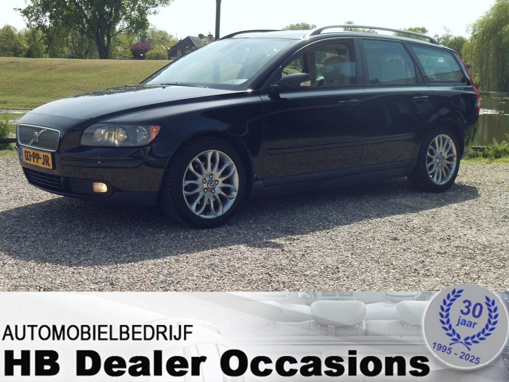 Volvo V50 2.4 Summum - Airco - Leer (bj 2004), Auto's, Volvo, Bedrijf, Te koop, V50, ABS, Airbags, Airconditioning, Boordcomputer