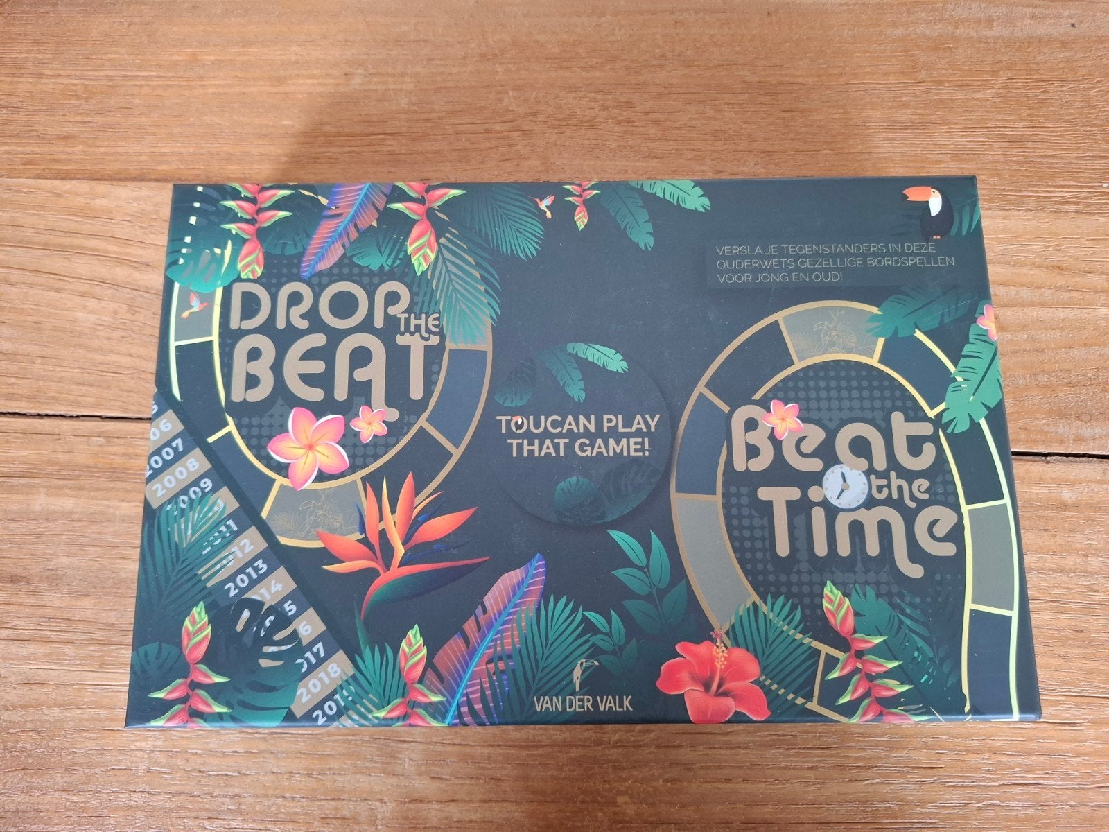 Drop The Beat & Beat The Time Bordspel - Van der Valk, Vijf spelers of meer, Ophalen of Verzenden, Zo goed als nieuw, Van der Valk