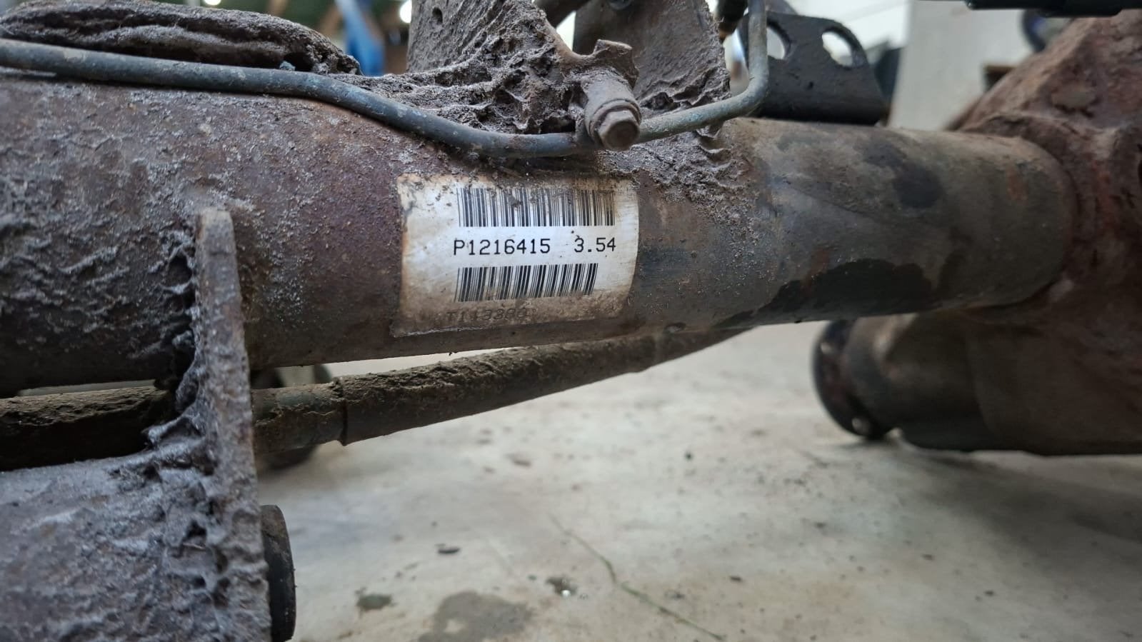 Achteras Volvo 240 met remmerij - P1216415 3.54, Ophalen, Gebruikt, Volvo