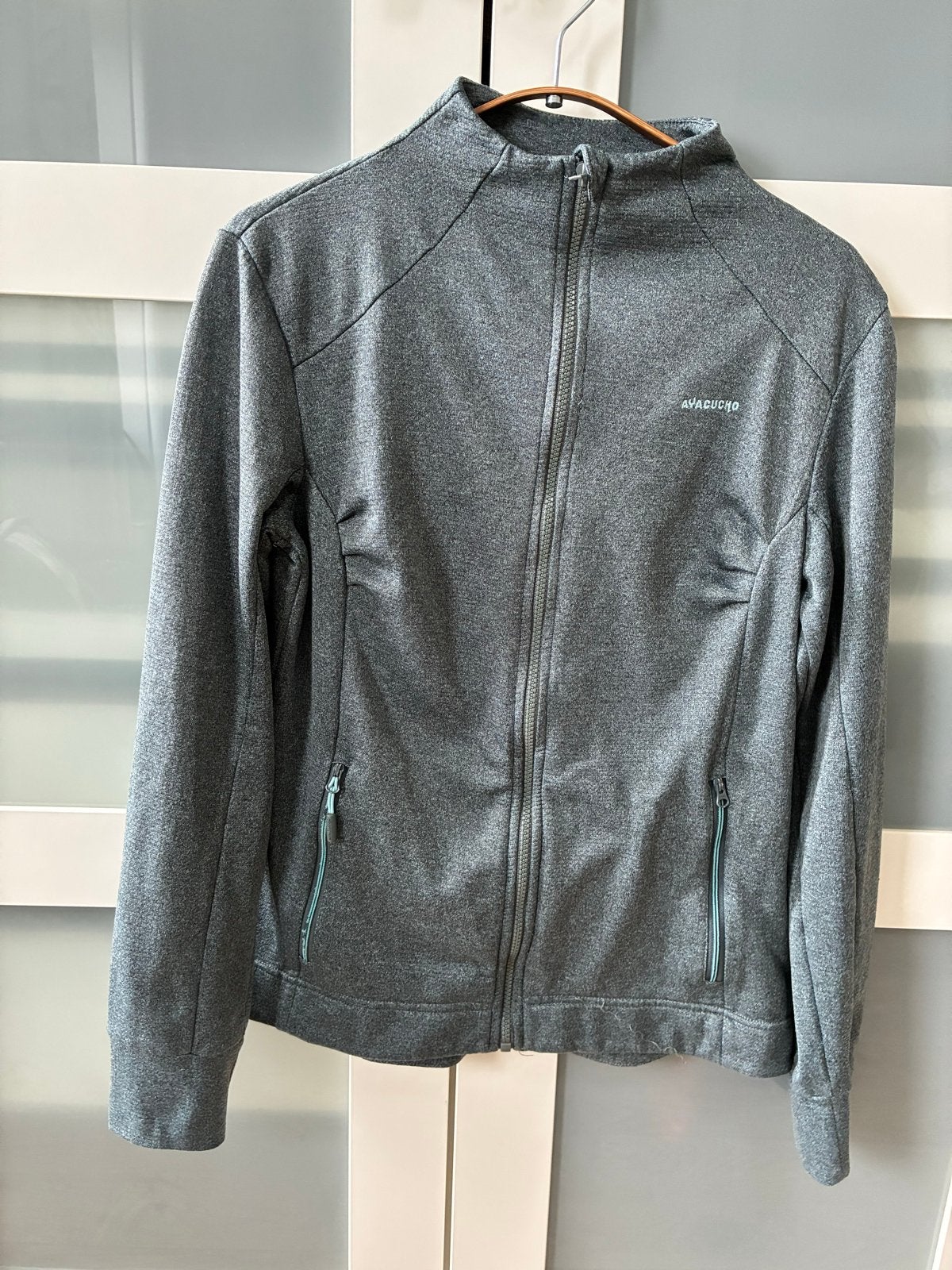 Ayacucho sportvest maat L grijs/groen, Kleding | Dames, Sportkleding, Maat 42/44 (L), Ophalen of Verzenden, Fitness of Aerobics
