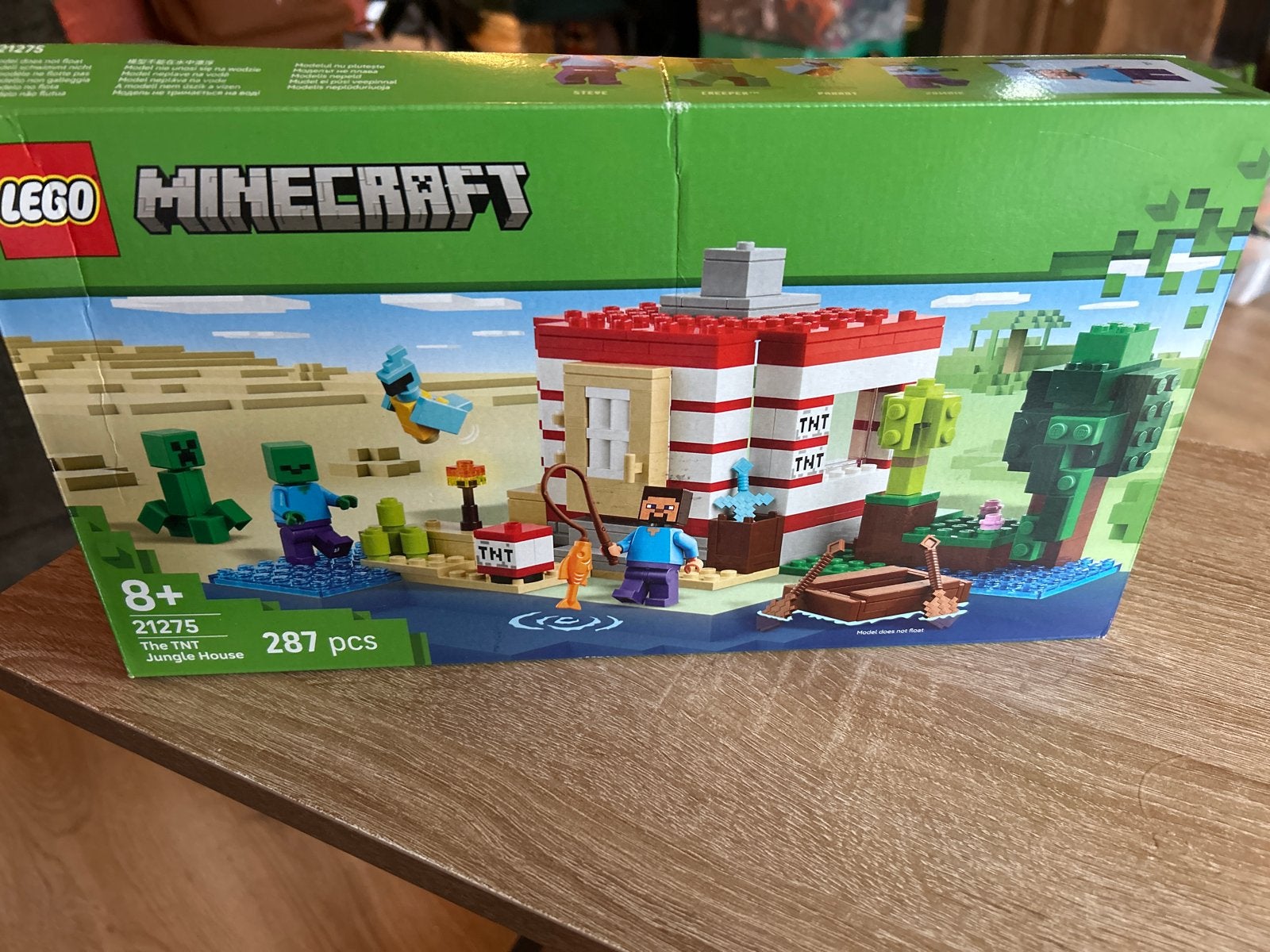 Lego Minecraft 21275 The TNT Jungle House, Minecraft, Lego, Ophalen of Verzenden, Zo goed als nieuw