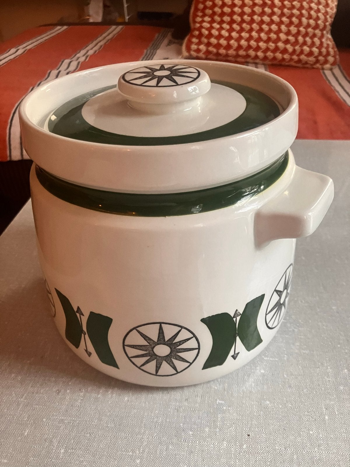 Vintage Torpa Rörstrand pot met deksel, Antiek en Kunst, Antiek | Keramiek en Aardewerk, Ophalen of Verzenden