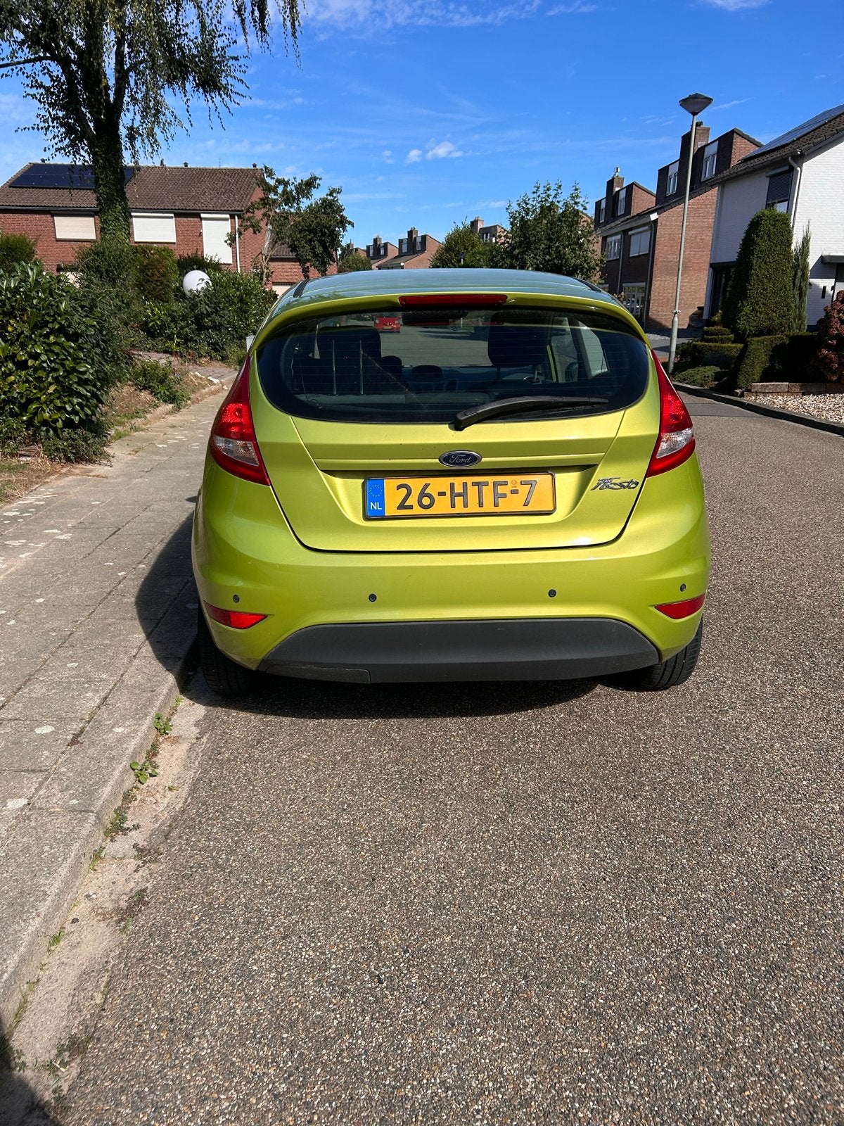 Ford fiësta 1.2 bj 2009, Auto's, Stof, Zwart, Particulier, Groen