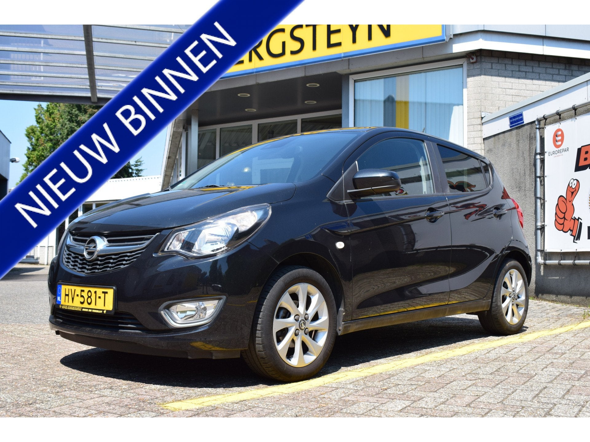 Opel KARL 1.0 ecoFLEX Cosmo (bj 2016), Auto's, Voorwielaandrijving, Gebruikt, Euro 6, Leder en Stof