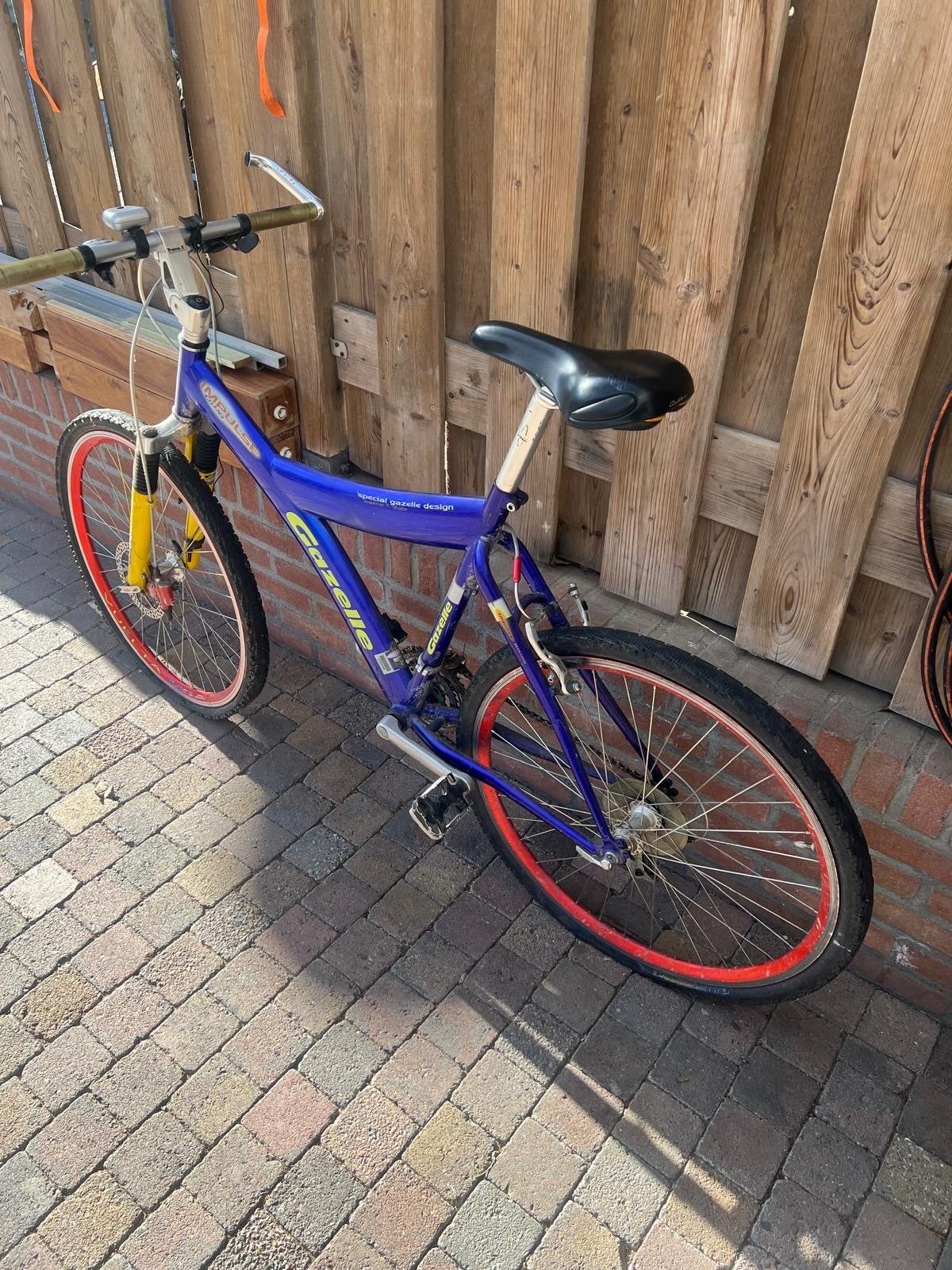 Gazelle Impulse Mountainbike - Blauw/Geel, Ophalen, Gebruikt, Hardtail, Heren