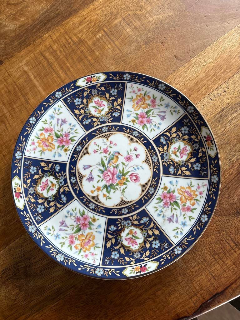 Imari Japan Decoratieve Schaal met Bloemen en Vogel, Ophalen of Verzenden