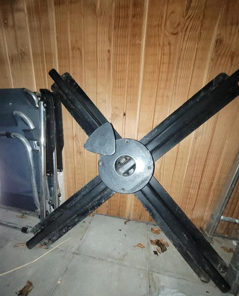 Kruisvoet voor zweefparasol, Ophalen, Zweefparasol, 1 tot 2 meter, Verstelbaar