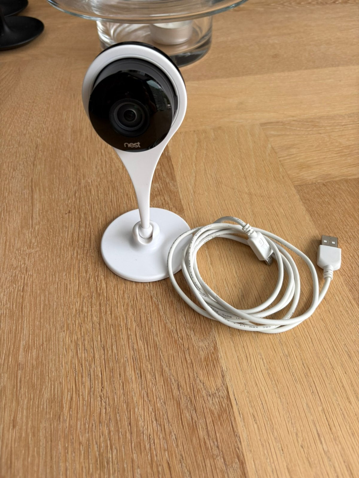 Google nest cam indoor, Ophalen of Verzenden, Gebruikt, Binnencamera