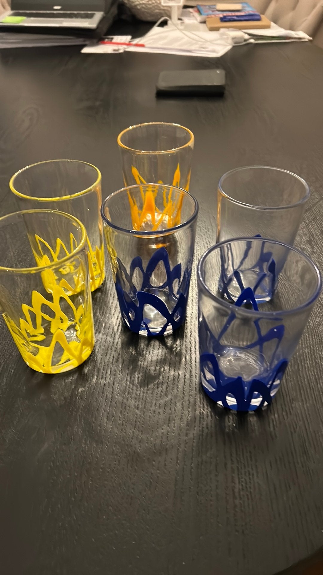 6 limonade glazen, Ophalen of Verzenden, Zo goed als nieuw, Overige typen