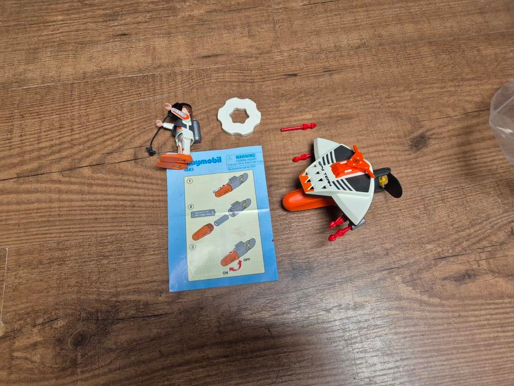Playmobil 4883 Onderwater Scooter met Duiker, Kinderen en Baby's, Speelgoed | Overig, Gebruikt, Jongen of Meisje, Ophalen of Verzenden