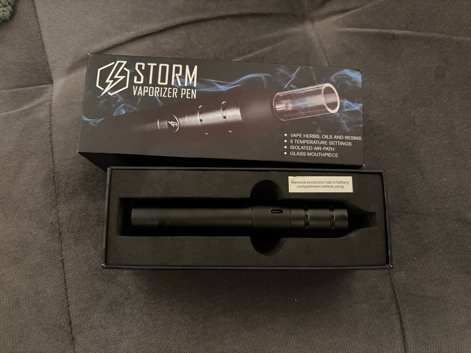 Vaporizer Storm, Ophalen