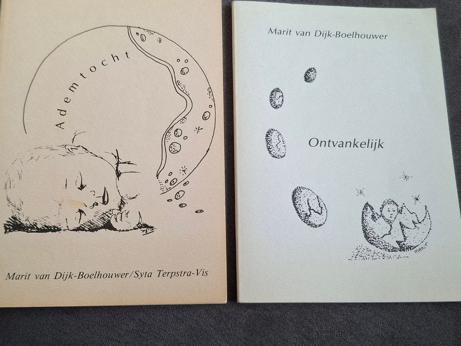 Ademtocht & Ontvankelijk - Marit van Dijk-Boelhouwer, Boeken, Ophalen of Verzenden, Zo goed als nieuw, Marit van Dijk-Boelhouwer