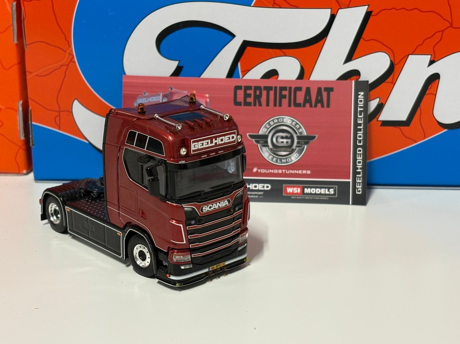 Wsi Geelhoed, Hobby en Vrije tijd, Modelauto's | 1:50, Ophalen of Verzenden, Zo goed als nieuw, Bus of Vrachtwagen, Wsi
