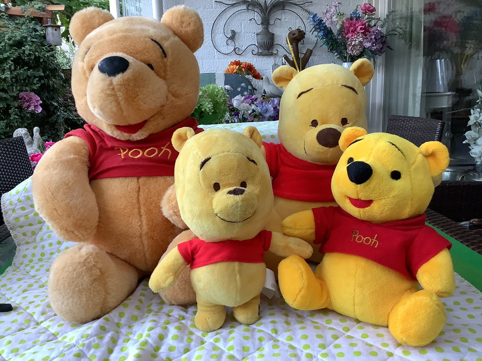 Disney Winnie de Poeh beren knuffels - steun KIKA, Gebruikt, Disney, Geel, Beer