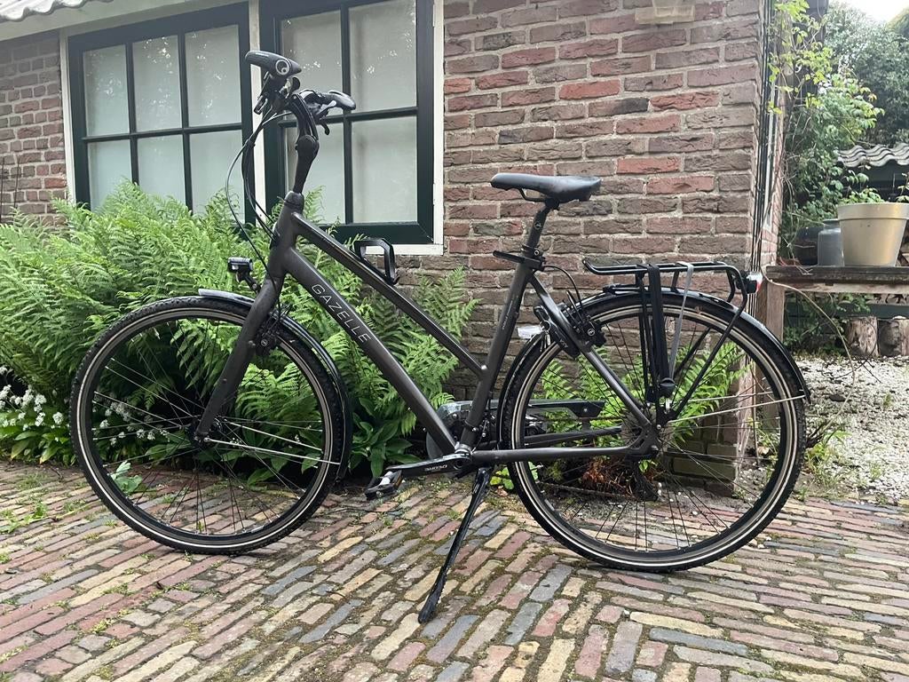 Gazelle damesfiets Chamonix S30 Eclipse, Velgrem, Versnellingen, Zo goed als nieuw, 56 cm of meer