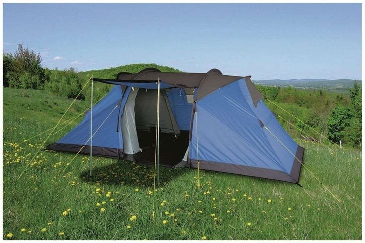 Eurotrail Santiago 120 Poly 2 persoons Vis-a-Vis tent nieuw, Caravans en Kamperen, Info@eurotrail.com, Eurotrail, Tot en met 2