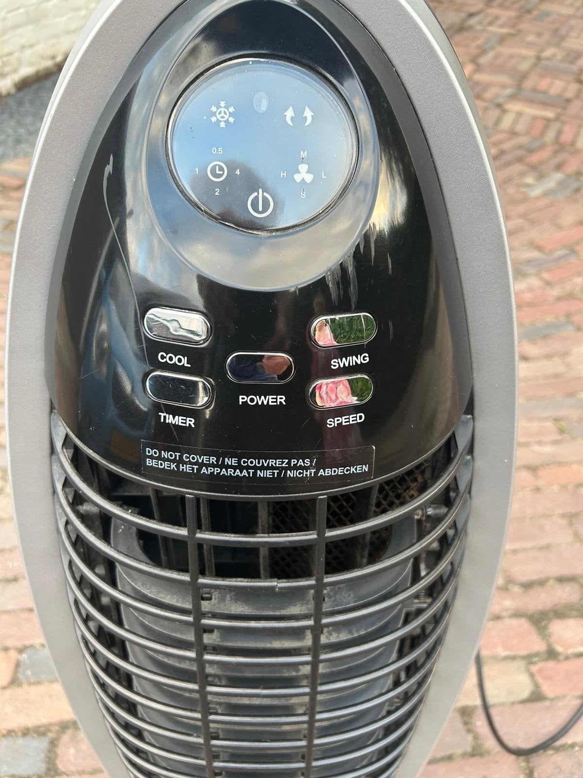 honeywell koeler, Ophalen, Torenventilator