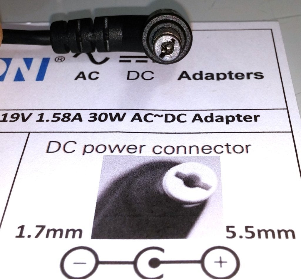 Acer HP-A0301R3 19V 1.58A 30W Adapter Oplader ADP-30JH 1.7mm, Ophalen of Verzenden, Zo goed als nieuw, Acer