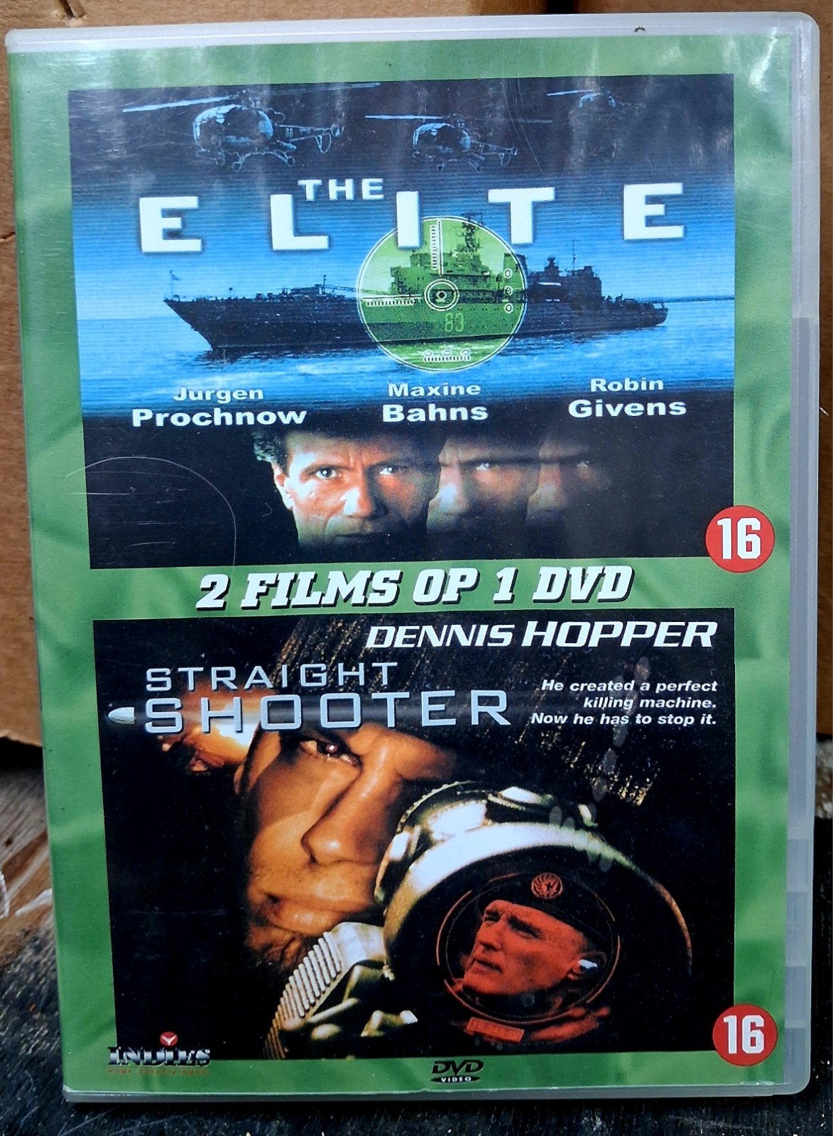 The Elite & Straight Shooter (2 films op 1 DVD), Vanaf 16 jaar, Nederlands, Actiethriller, Ophalen of Verzenden