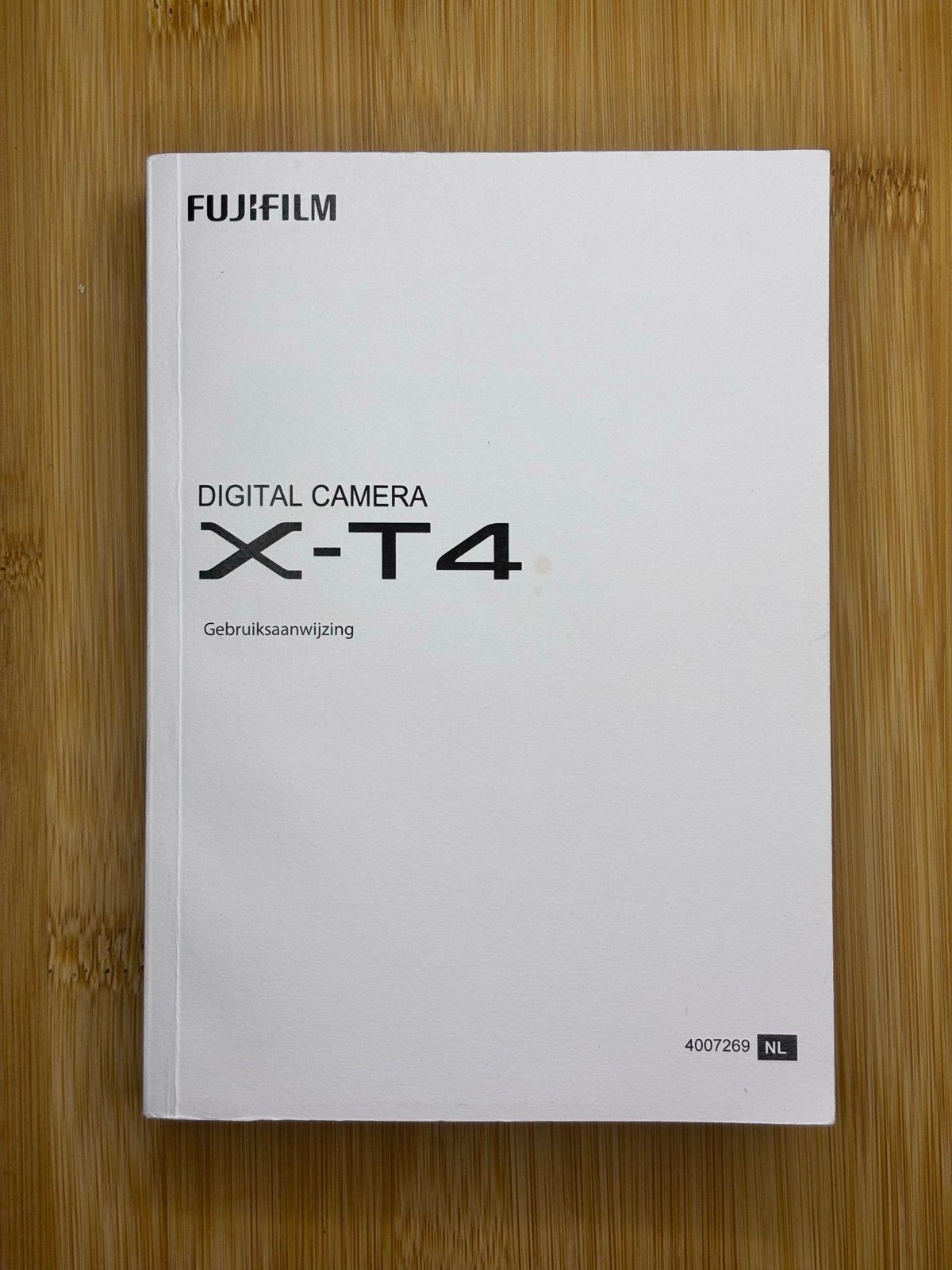 Fujifilm X-T4 Gebruiksaanwijzing Nederlandstalig, Ophalen of Verzenden, Geen optische zoom