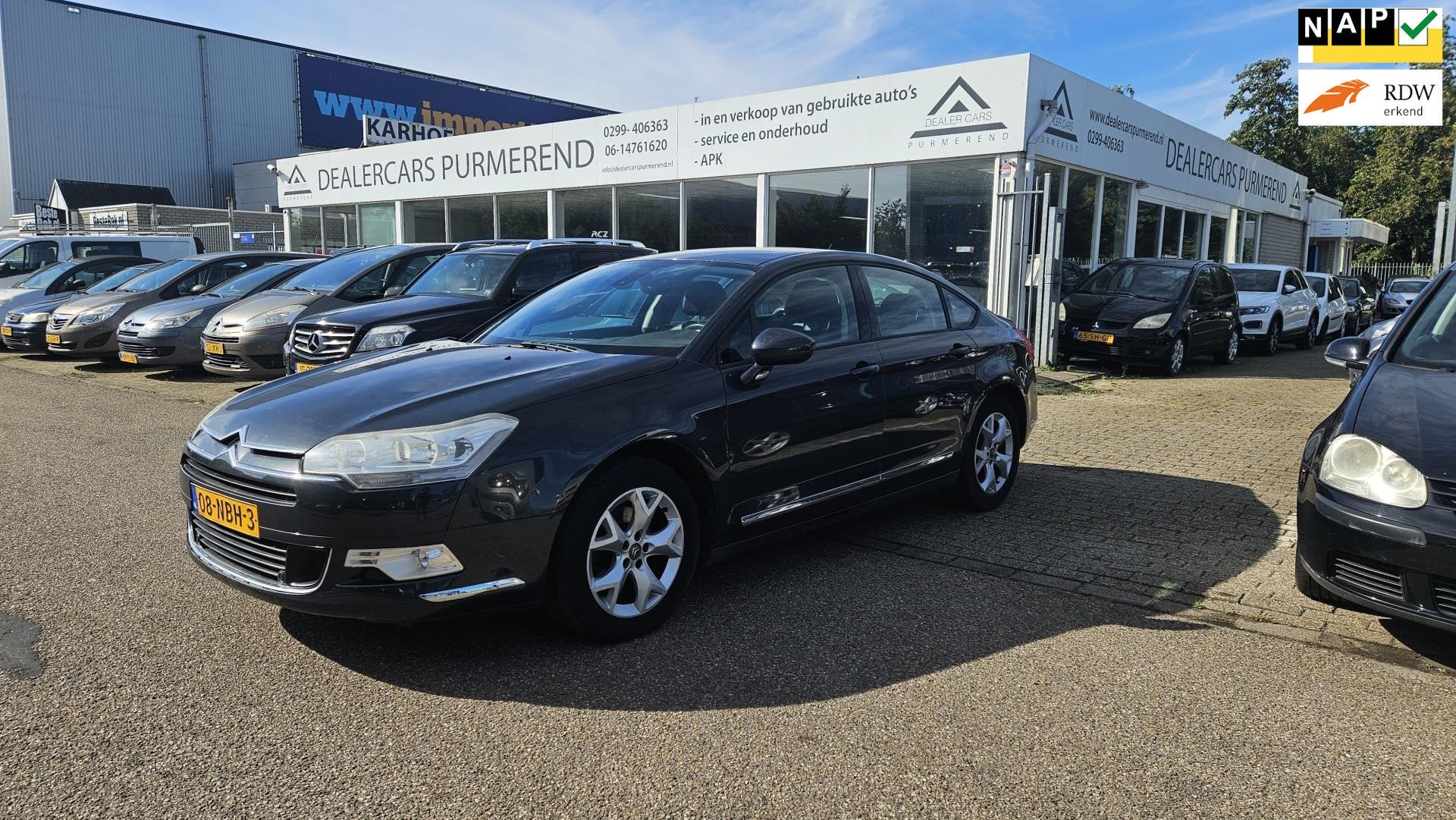 Citroen C5 1.6 THP Business, Voorwielaandrijving, Euro 5, Gebruikt, Zwart