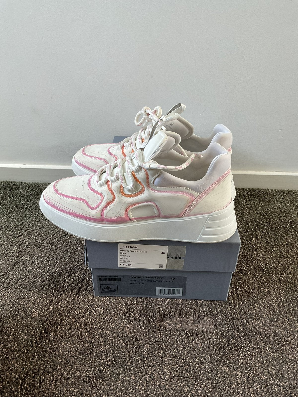 Hogan witte sneakers maat 40 nieuw, Wit, Nieuw, Ophalen of Verzenden, Sneakers of Gympen