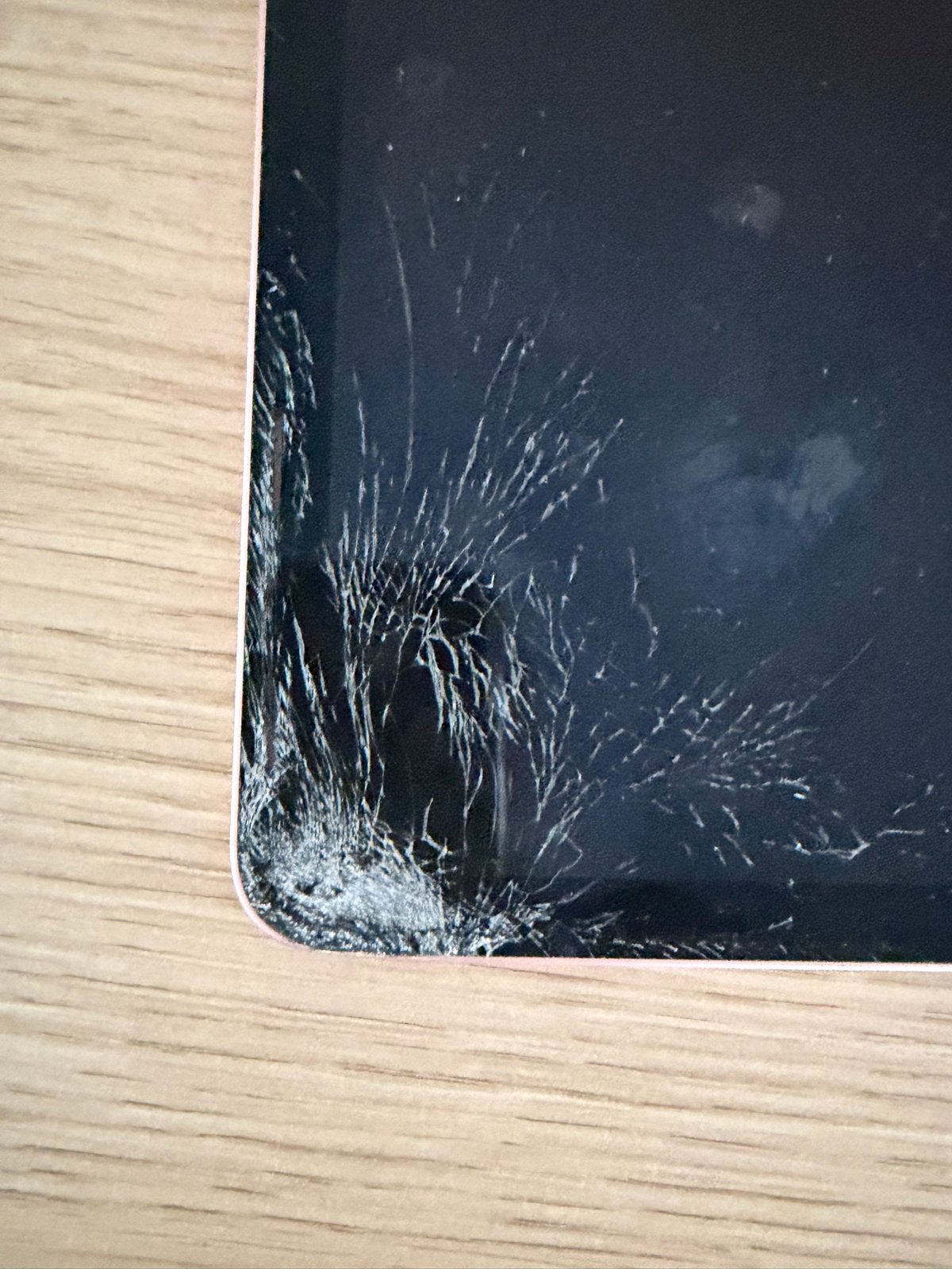 Apple iPad (Model A2316) met gebarsten scherm, Computers en Software, Apple iPads, Niet werkend, Apple iPad, Wi-Fi, 10 inch, 64 GB