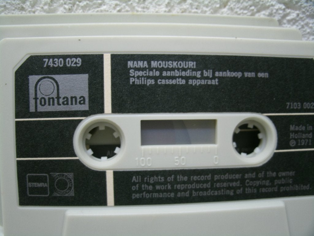casba 26 nana mouskouri, Cd's en Dvd's, Cassettebandjes, Ophalen of Verzenden, Gebruikt, Pop, 1 bandje