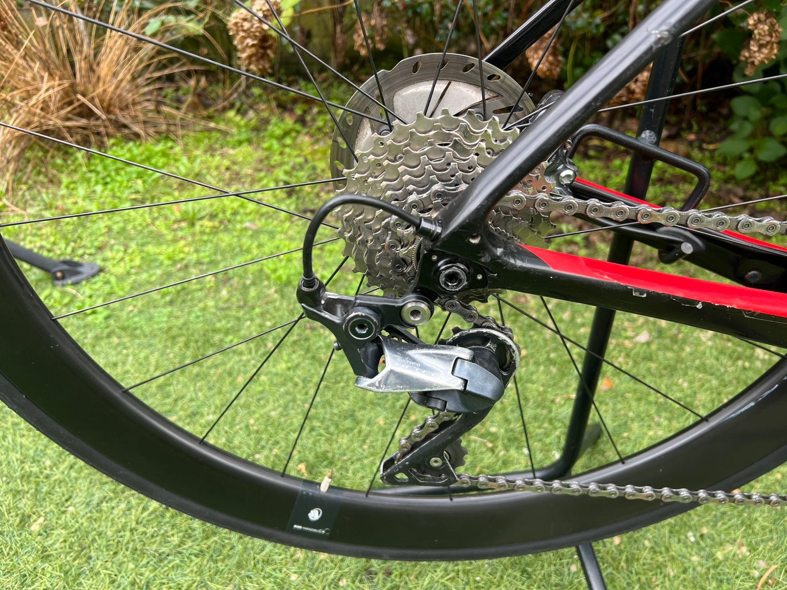 Foto 5 van Giant defy carbon met mantel wielen