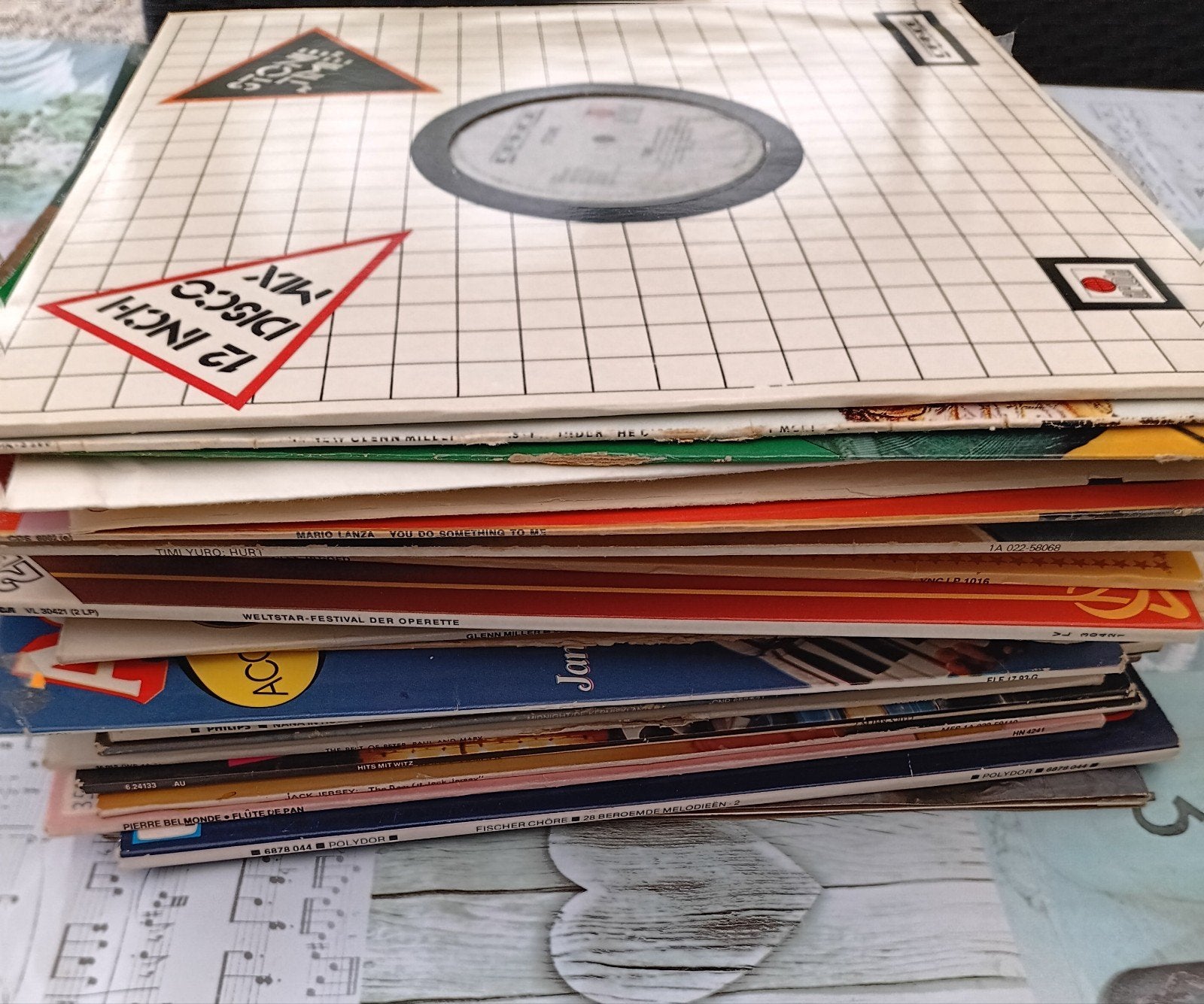 Partij van 42 lp's, Ophalen, Gebruikt, 12 inch
