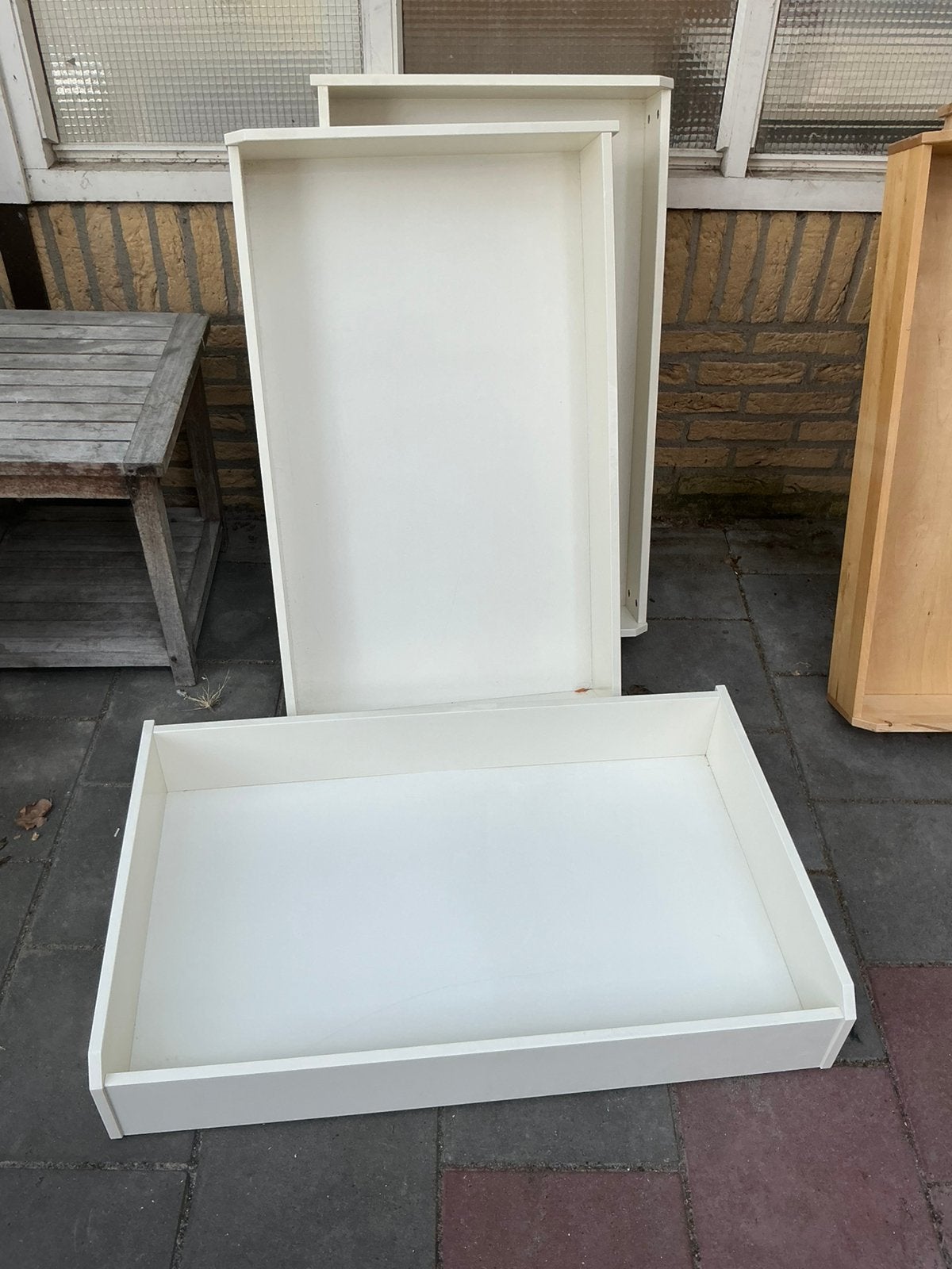 IKEA komplement lade wit, Ophalen, 50 tot 100 cm, Zo goed als nieuw, 3 of 4 laden