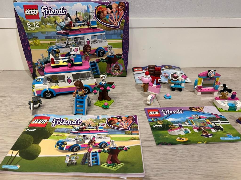 Lego Friends 41333 met doos, boekje en extra’s, Ophalen of Verzenden, Zo goed als nieuw