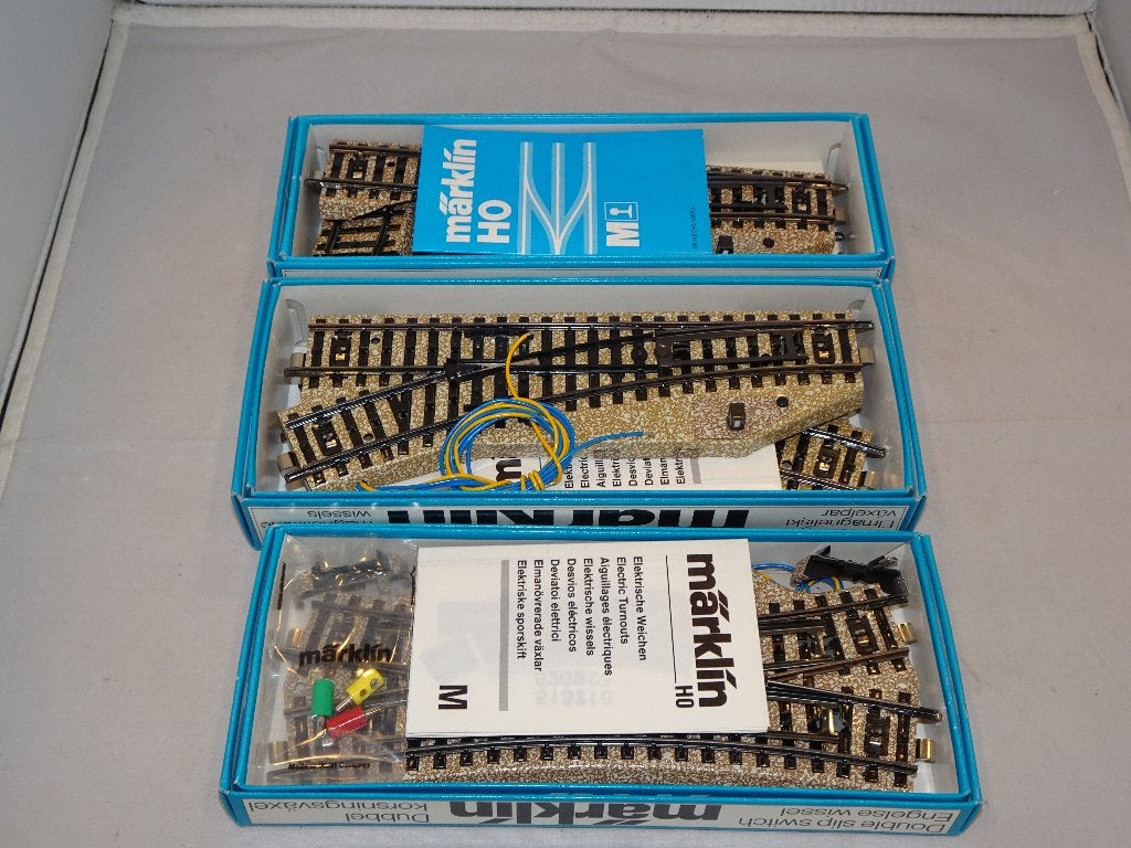 Marklin 5137/5207 (engelse)wissels nieuw in OVP (#933), Hobby en Vrije tijd, Modeltreinen | H0, Wisselstroom, Ophalen of Verzenden