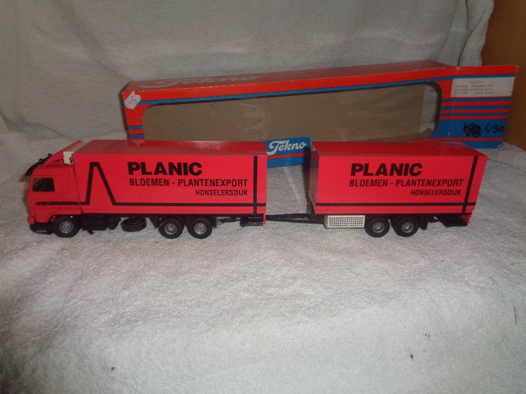 Tekno Scania 113M Planic Bloemen-Plantenexport Honselersdijk, Ophalen of Verzenden, Zo goed als nieuw, Bus of Vrachtwagen, Tekno