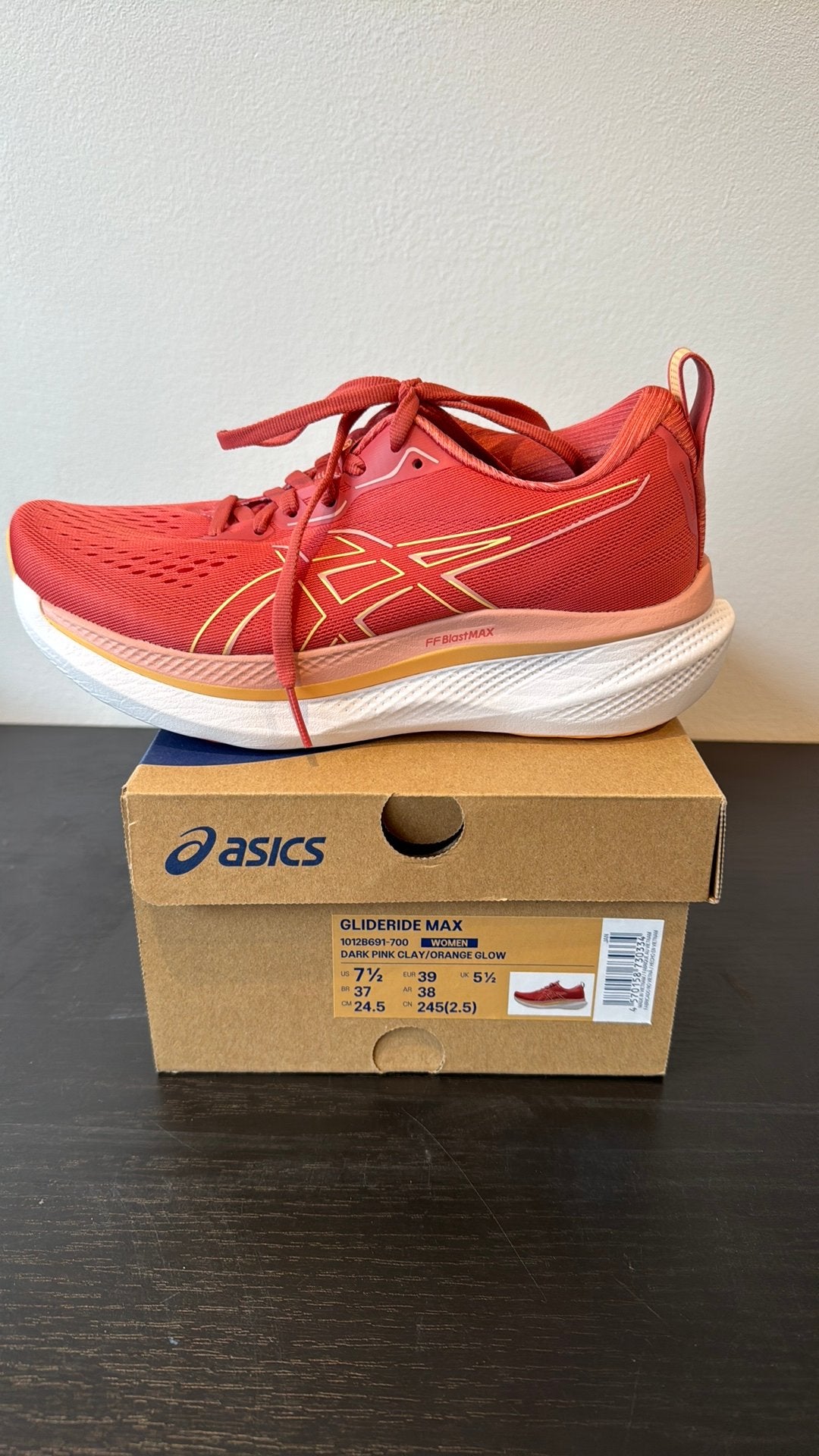 Asics glideride max, dames 39, Hardloopschoenen, Nieuw, Ophalen of Verzenden, Hardlopen