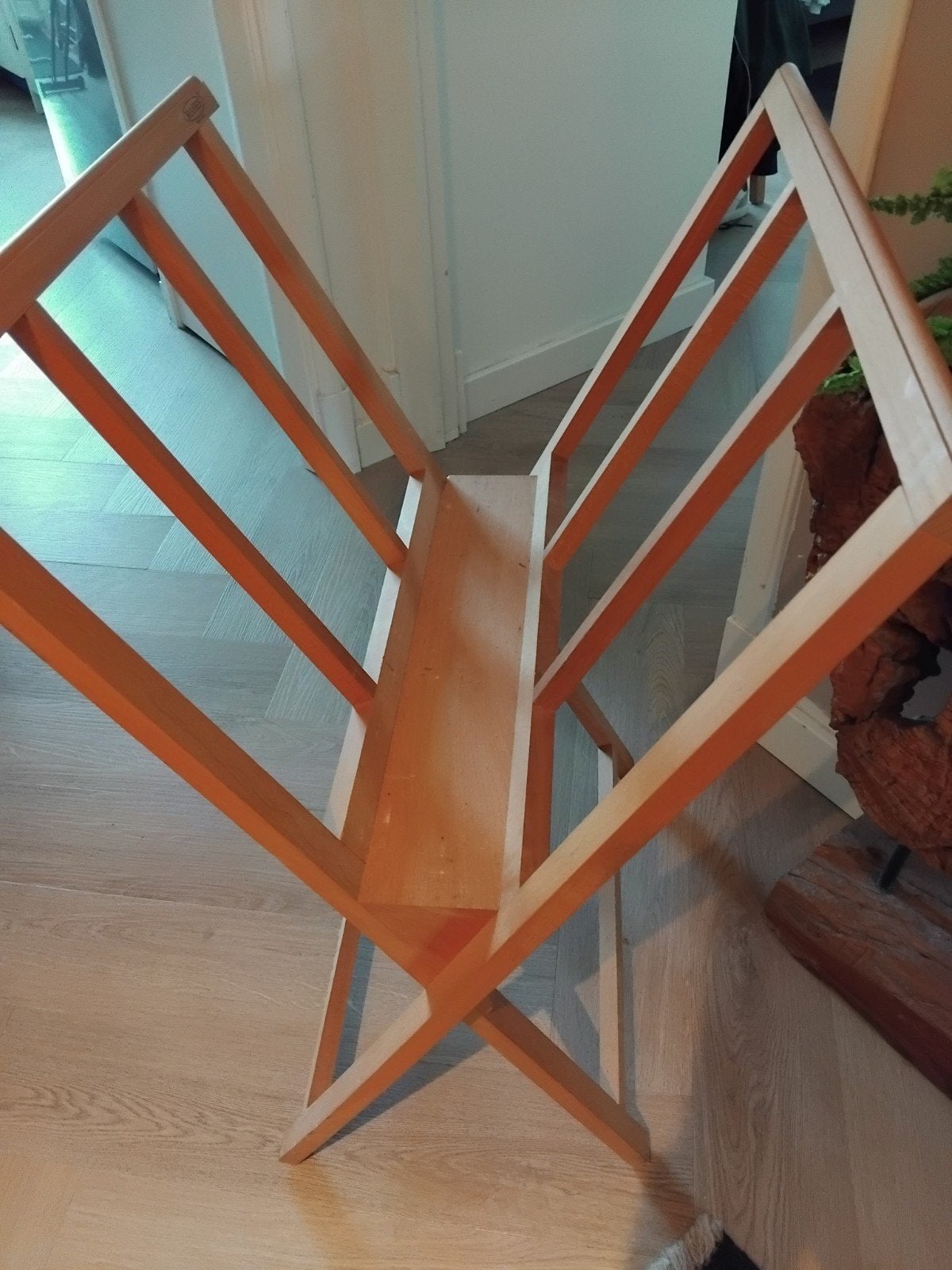 Houten Lectuurbak / Tijdschriftenrek - Vintage Stijl, Gebruikt, Lectuurbak, Hout, Geschikt voor vinyl