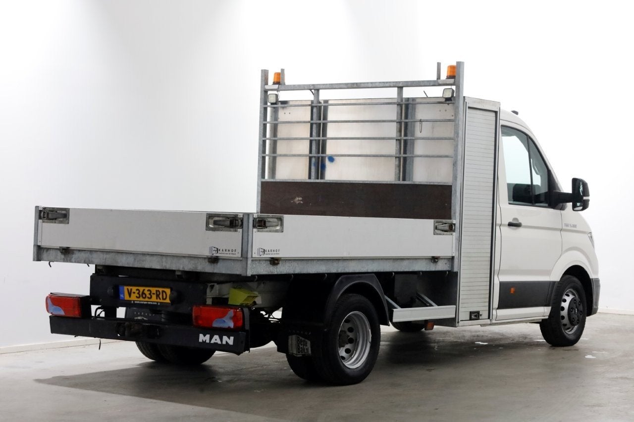 MAN TGE 5.180 2.0 177pk E6 L2H1 Kipper Dubbel Lucht Trekhaak, Dealer onderhouden, Achterwielaandrijving, Gebruikt, Euro 6