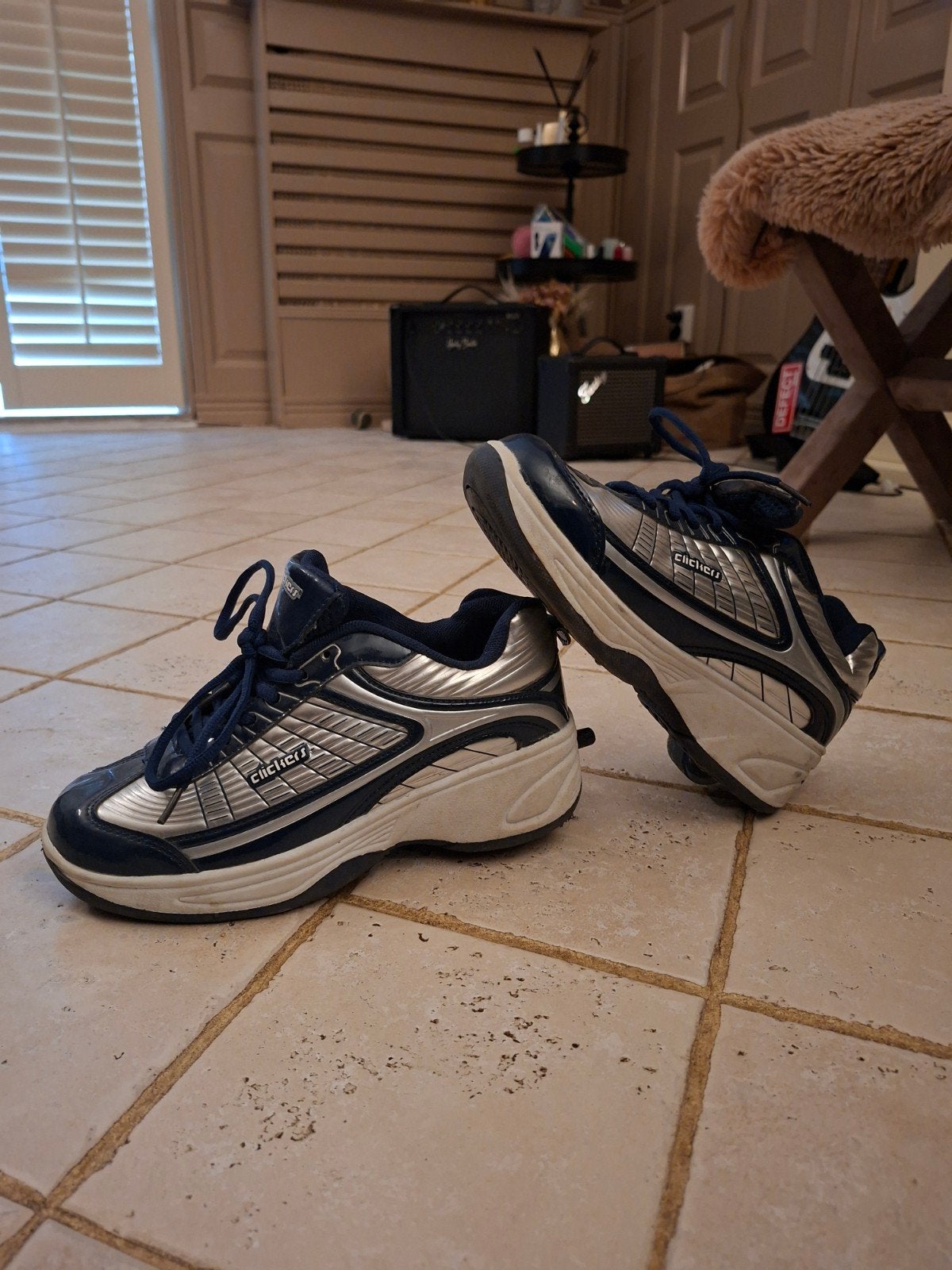 Clickers rolschoenen - Maat 36/37, Ophalen, Gebruikt