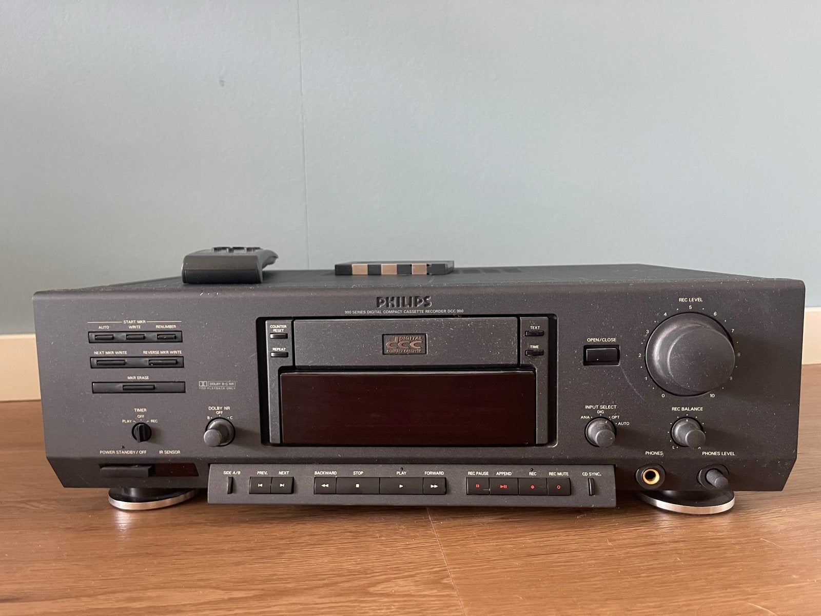 Philips DCC900 DCC Recorder met afstandsbediening, Ophalen of Verzenden, Enkel, Philips