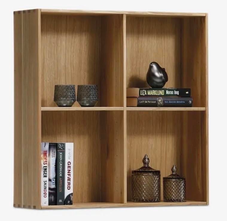 Eikenhouten wandrek 70x70x20 cm, Met plank(en), Eikenhout, Nieuw, Minder dan 25 cm