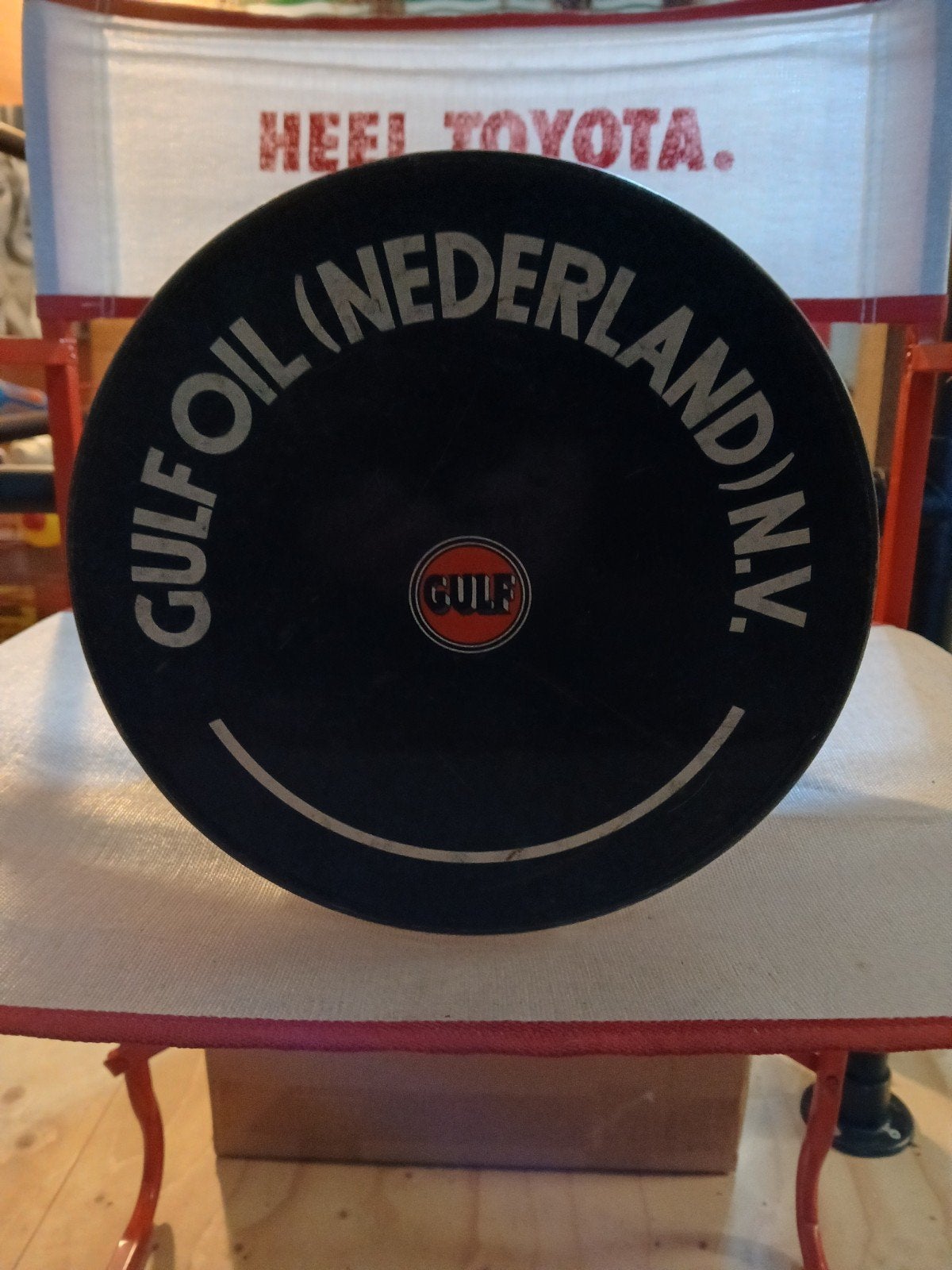 Gulf blik, Ophalen of Verzenden, Gebruikt, Verpakking