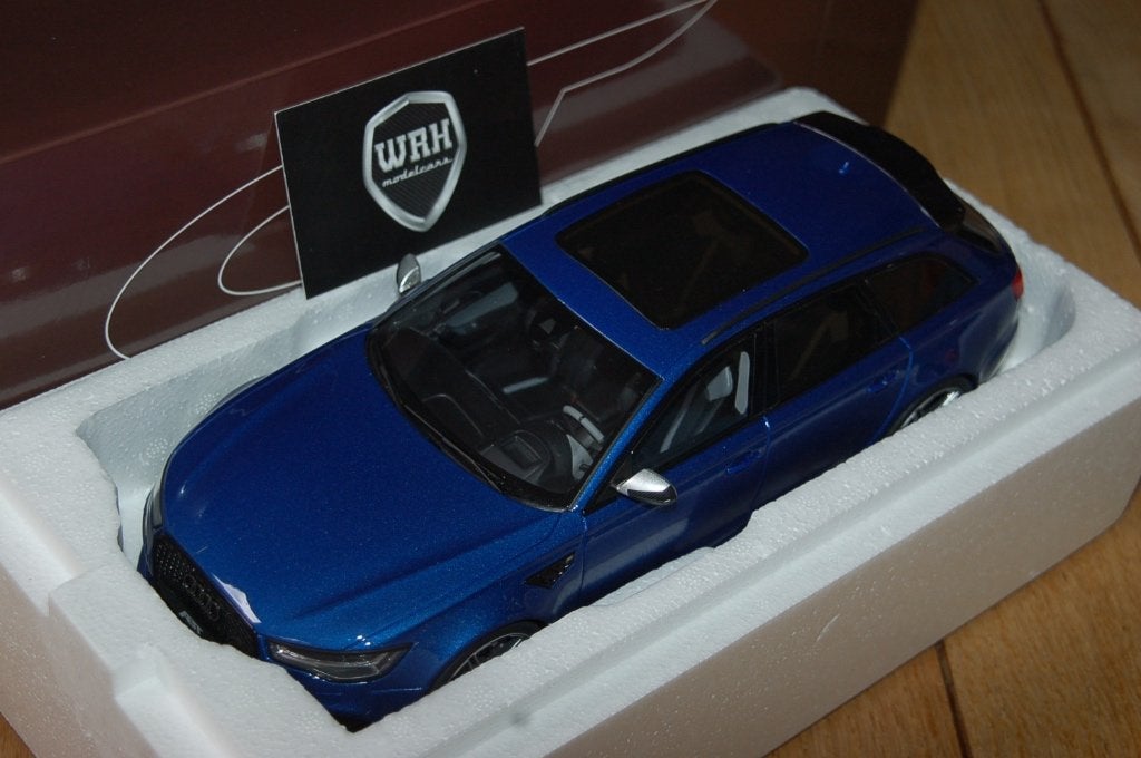 AUDI RS6 AVANT ABT sepang blue XFFMW GT SPIRIT WRH, Verzenden, Zo goed als nieuw, Auto, Overige merken