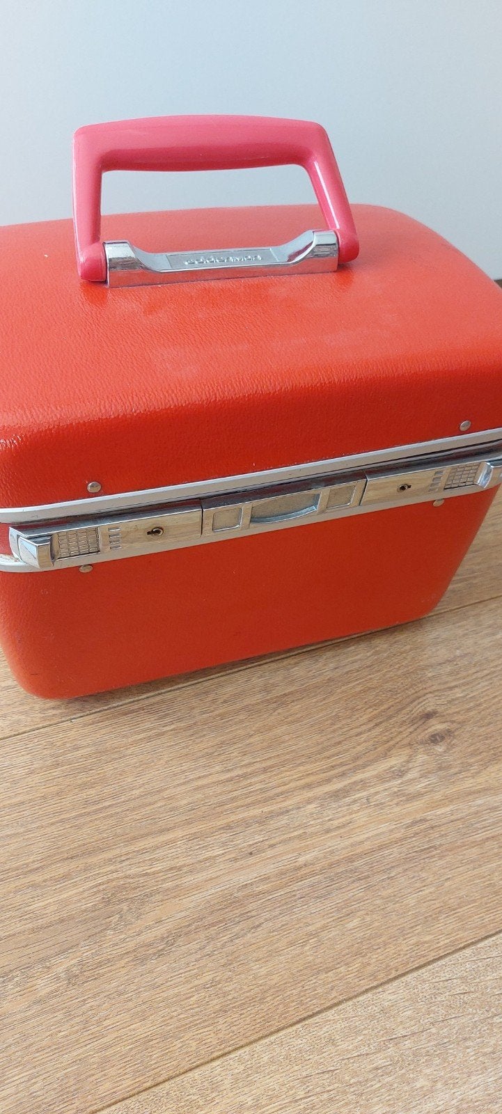 Mooie beautycase rood, Ophalen of Verzenden, Zo goed als nieuw, Rood