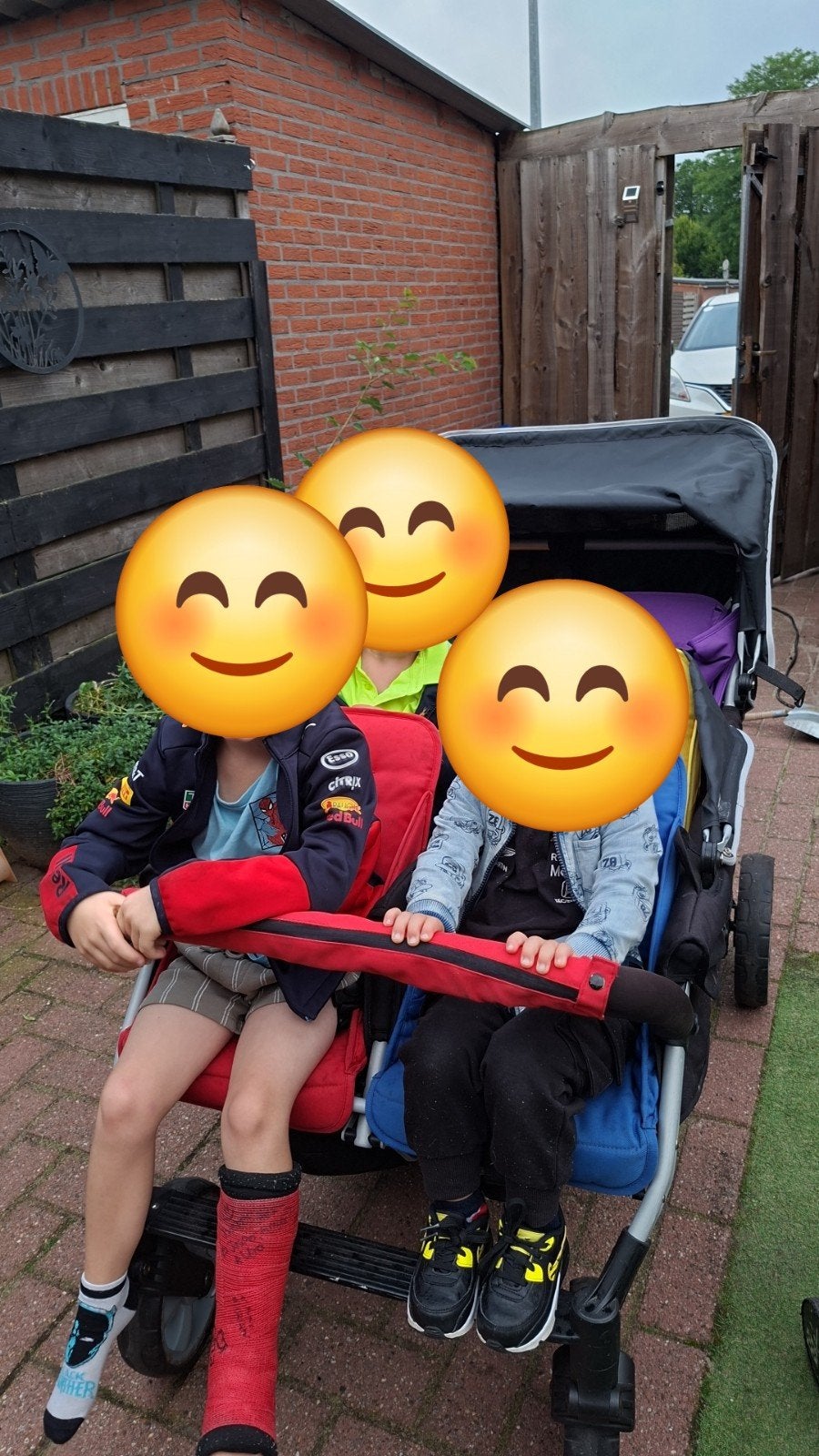 Familidoo meerling kinderwagen 6 Kids., Ophalen, Overige merken