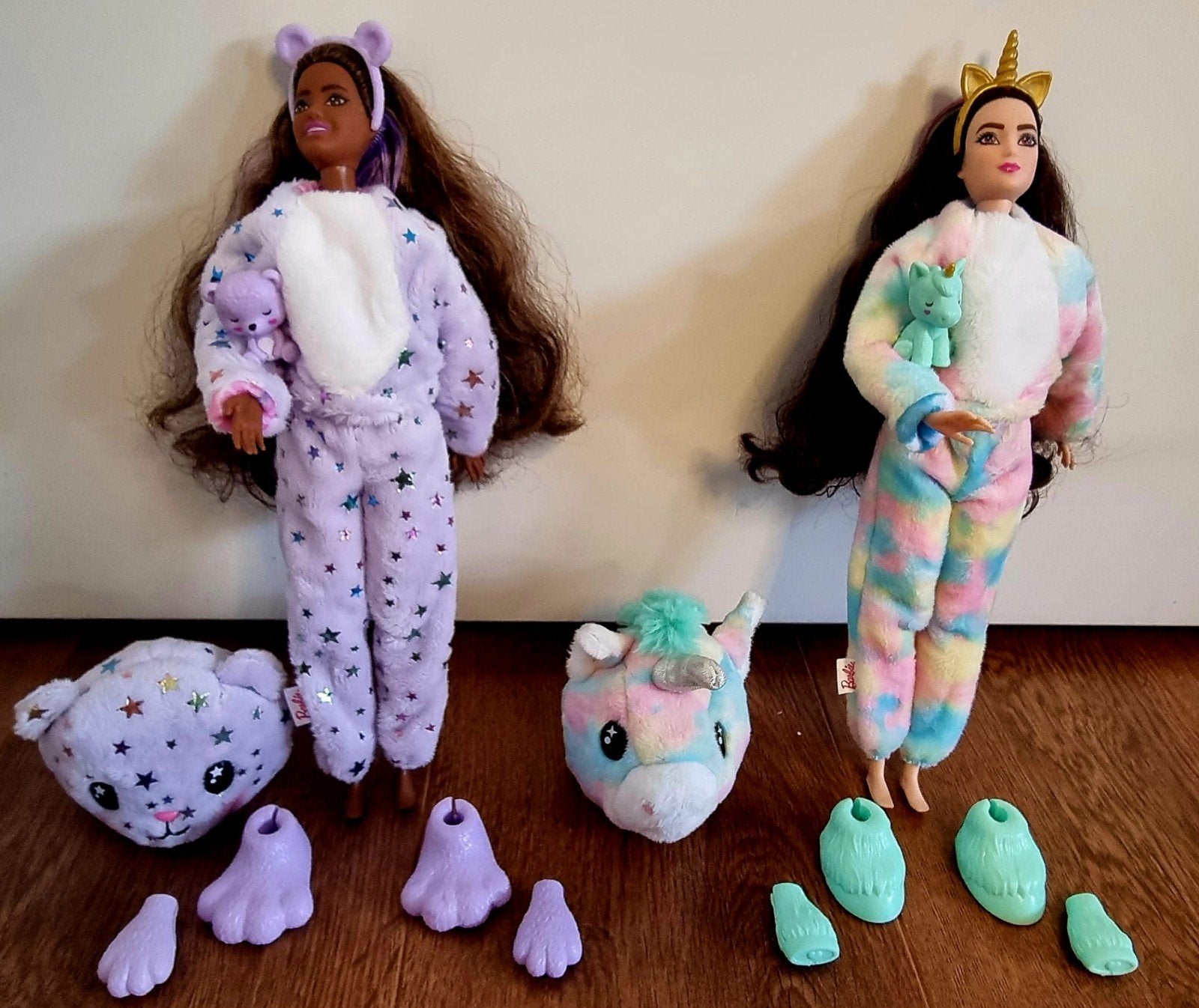 Barbie Cutie Reveal Poppen - Eenhoorn & Beer, Ophalen, Zo goed als nieuw, Barbie
